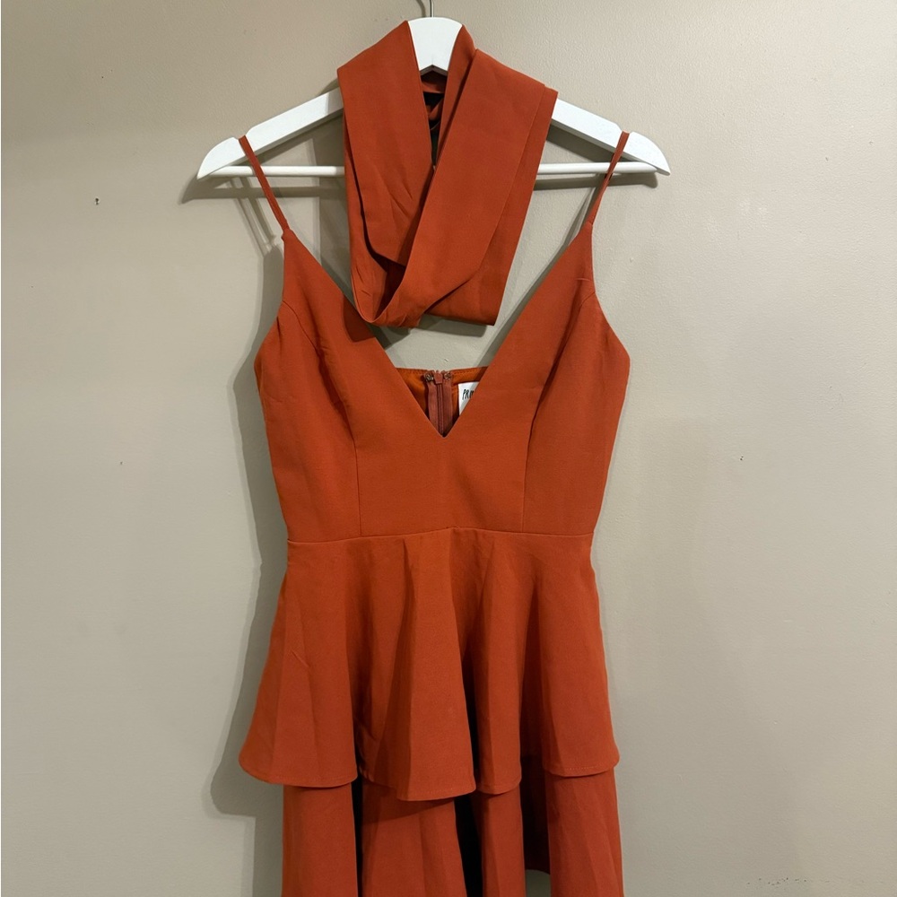Princess Polly Rust Mini Dress